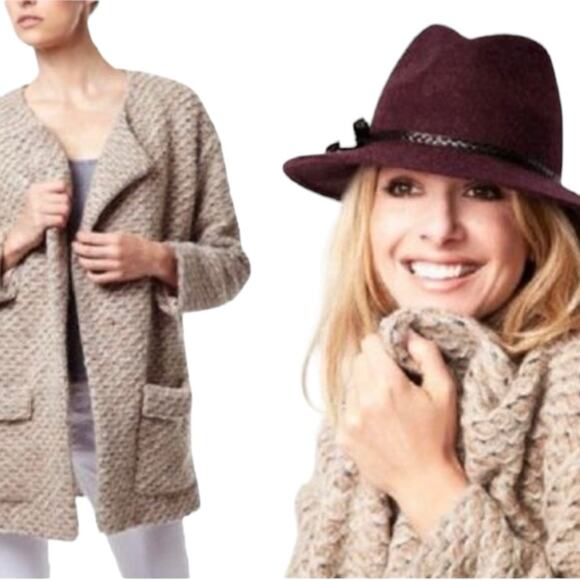 Joe's Jeans Teddy Bear Erica Wool Blend Swing Coat Size Small - Picture 14 of 14